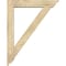 Ekena Millwork Traditional Traditional Rough Sawn Bracket w/ Offset Brace, Douglas Fir, 6"W x 30"D x 38"H BKT0604X30X38TRA01RDF - alternate 4